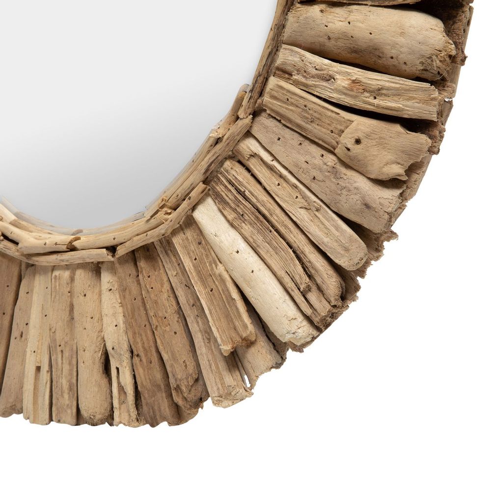 Mirrors - The Driftwood Crown Mirror - Natural - M - BAZAR BIZAR LIVING