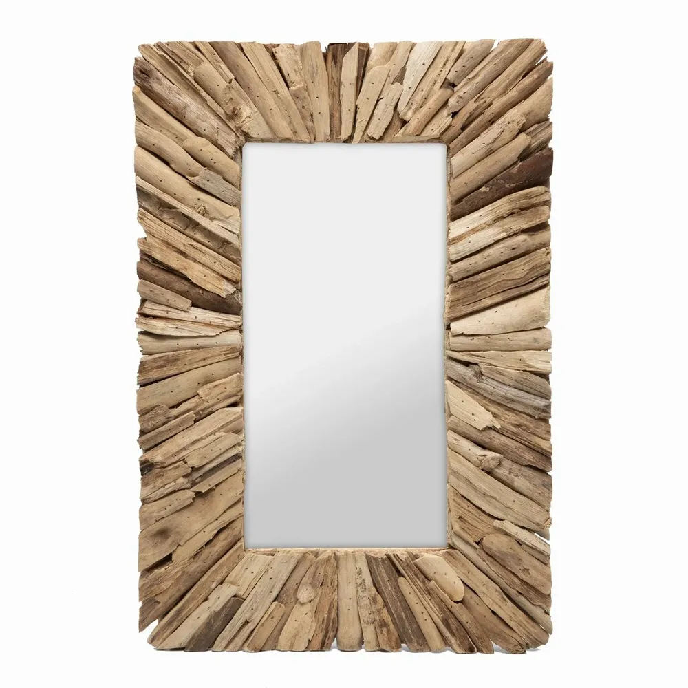 Mirrors - The Driftwood Framed Mirror - Natural - M - BAZAR BIZAR LIVING