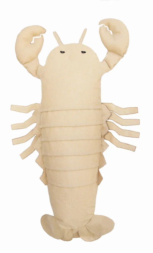 Transats - Pouf XL flottant homard effet raphia - MX HOME
