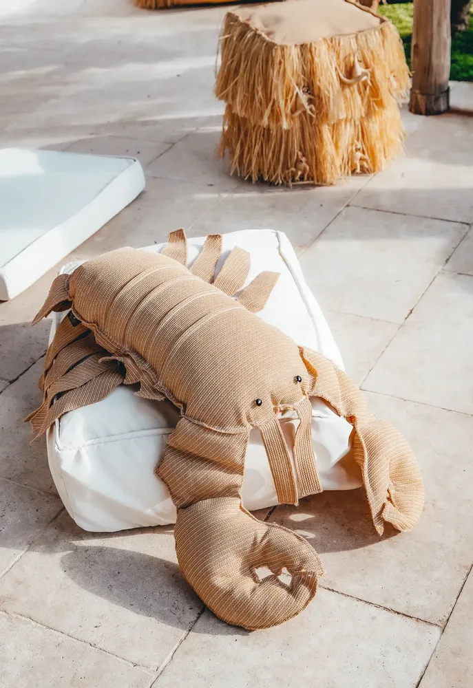 Cushions - Lobster outdoor cushion\" Raffia effect\ " - MX HOME