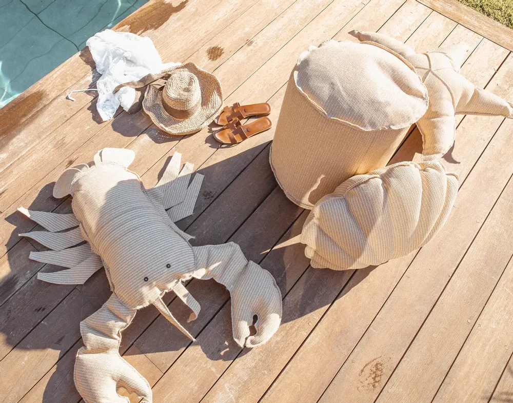 Cushions - Lobster outdoor cushion\" Raffia effect\ " - MX HOME