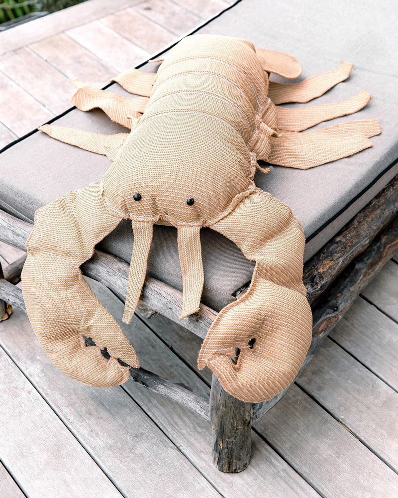Cushions - Lobster outdoor cushion\" Raffia effect\ " - MX HOME