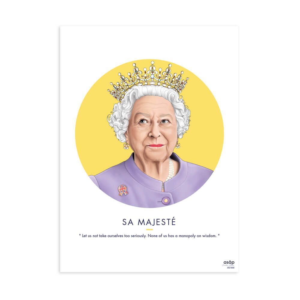Affiches - AFFICHE - SA MAJESTÉ (édition limitée) - ASÅP CREATIVE STUDIO