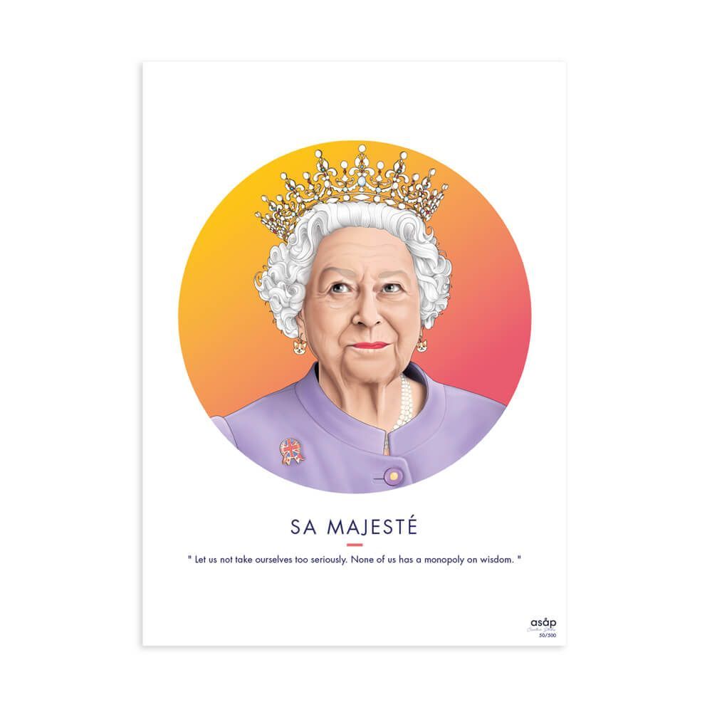 Affiches - AFFICHE - SA MAJESTÉ (édition limitée) - ASÅP CREATIVE STUDIO