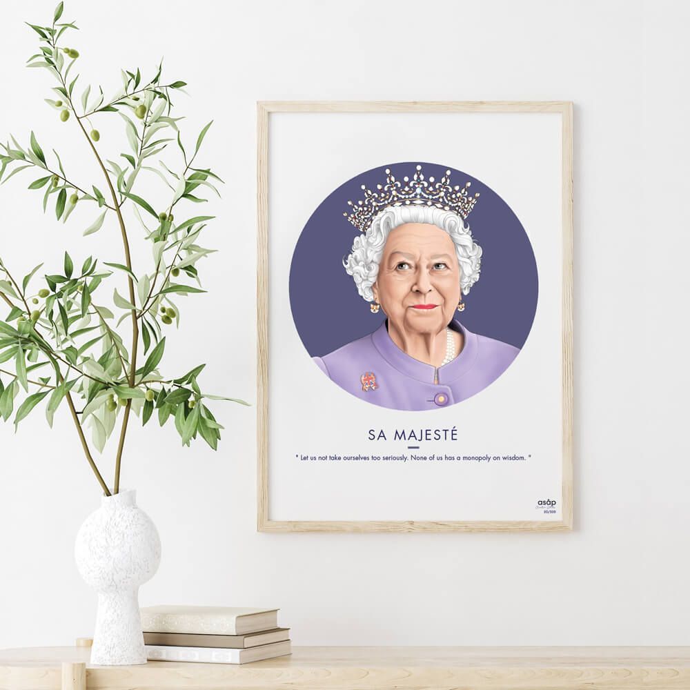 Affiches - AFFICHE - SA MAJESTÉ (édition limitée) - ASÅP CREATIVE STUDIO