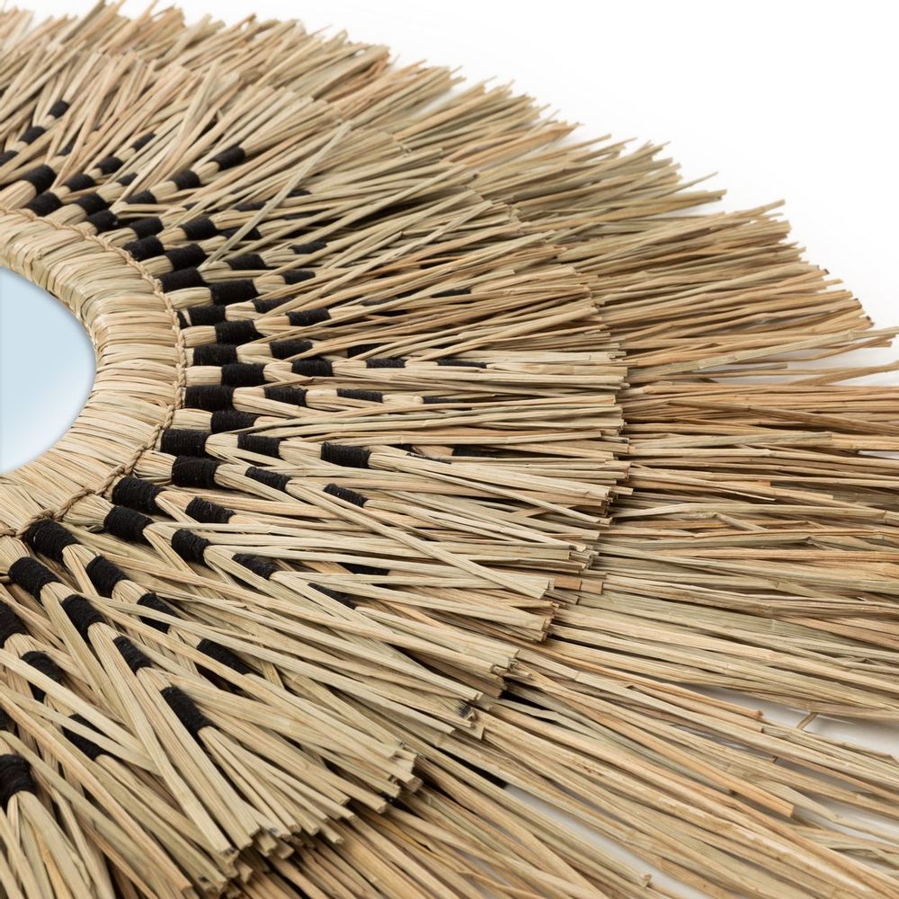 Miroirs - Le Miroir Havana - Naturel Noir - L - BAZAR BIZAR LIVING