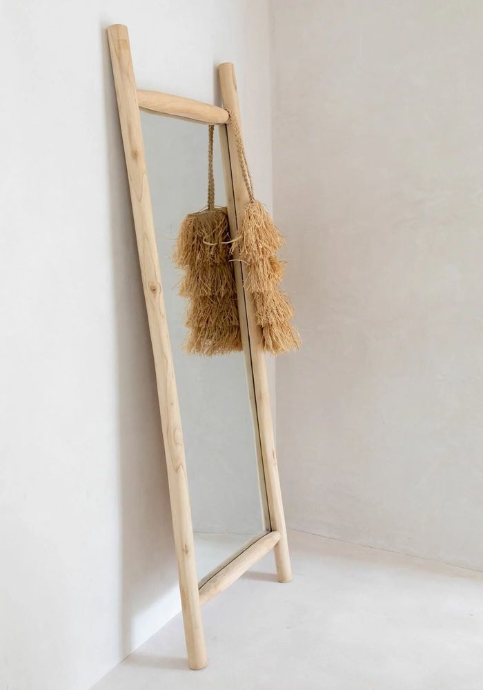 Mirrors - The Island Dressing Room Mirror - Natural - BAZAR BIZAR LIVING