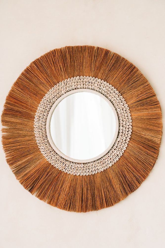 Mirrors - The La Paloma Mirror - Natural - M - BAZAR BIZAR LIVING
