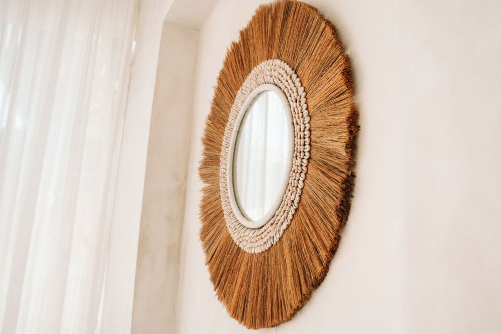 Mirrors - The La Paloma Mirror - Natural - M - BAZAR BIZAR LIVING