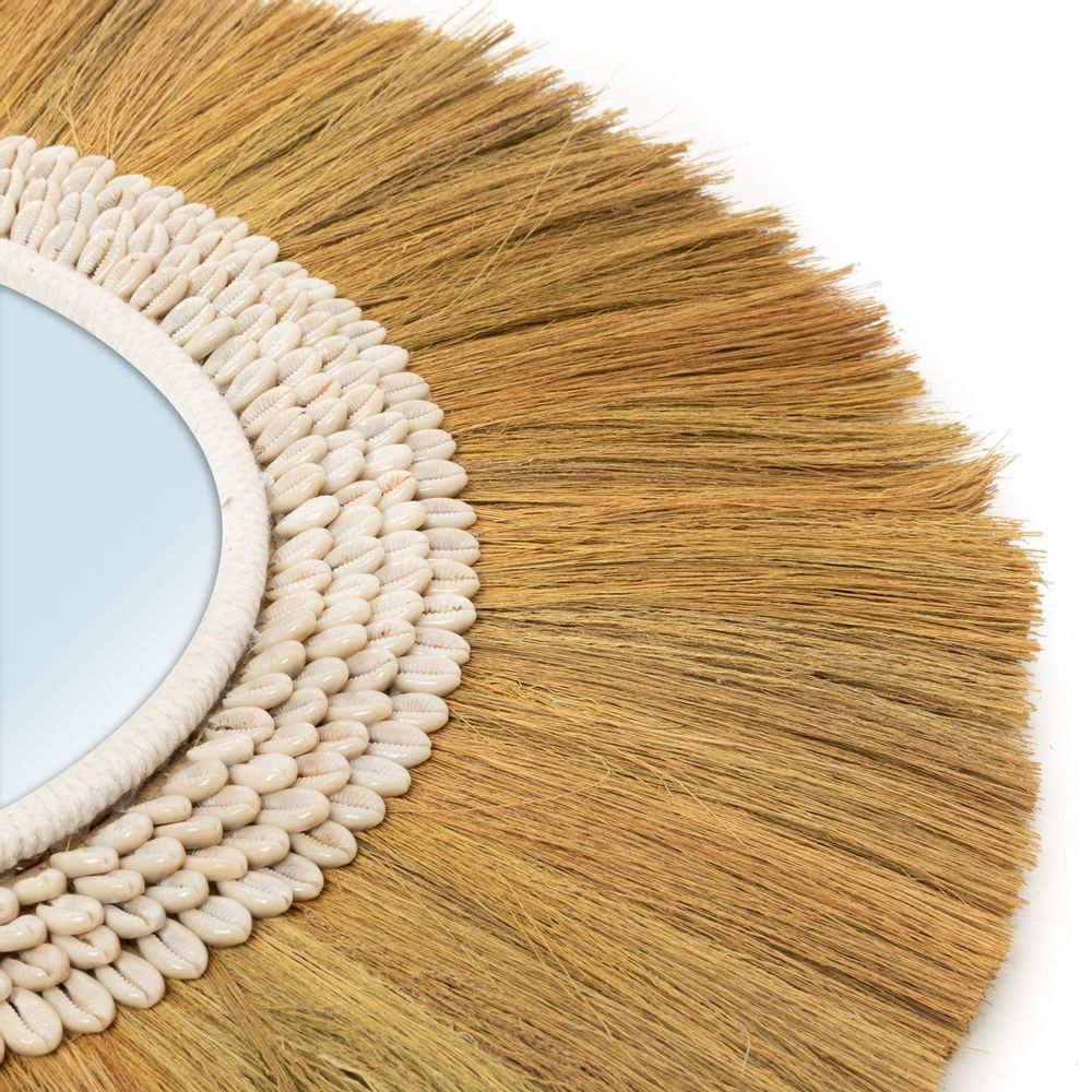 Mirrors - The La Paloma Mirror - Natural - M - BAZAR BIZAR LIVING