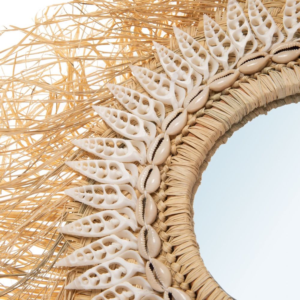 Mirrors - The Little Bay Mirror - Natural - BAZAR BIZAR LIVING