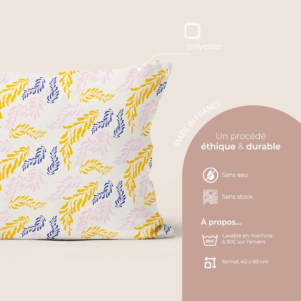 Fabric cushions - Marguerite cushion - HÉRITAGE STUDIO