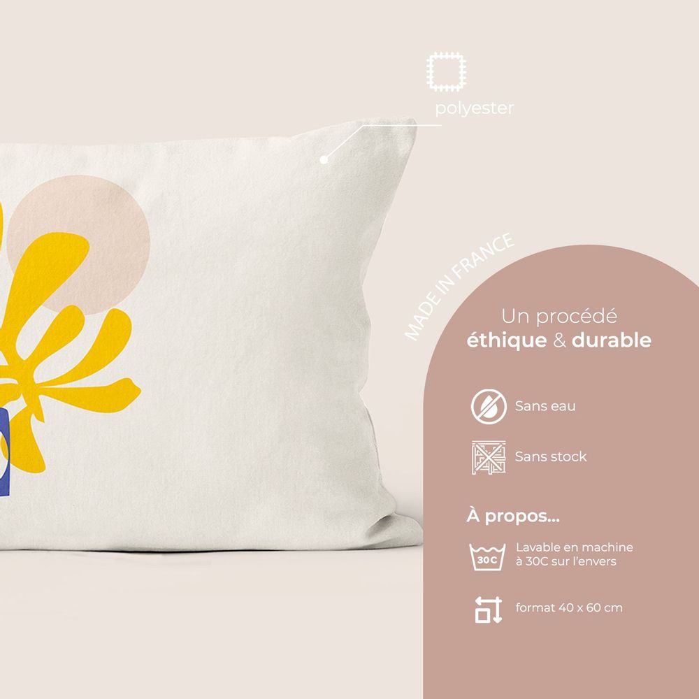 Coussins textile - Coussin Amélie - HÉRITAGE STUDIO