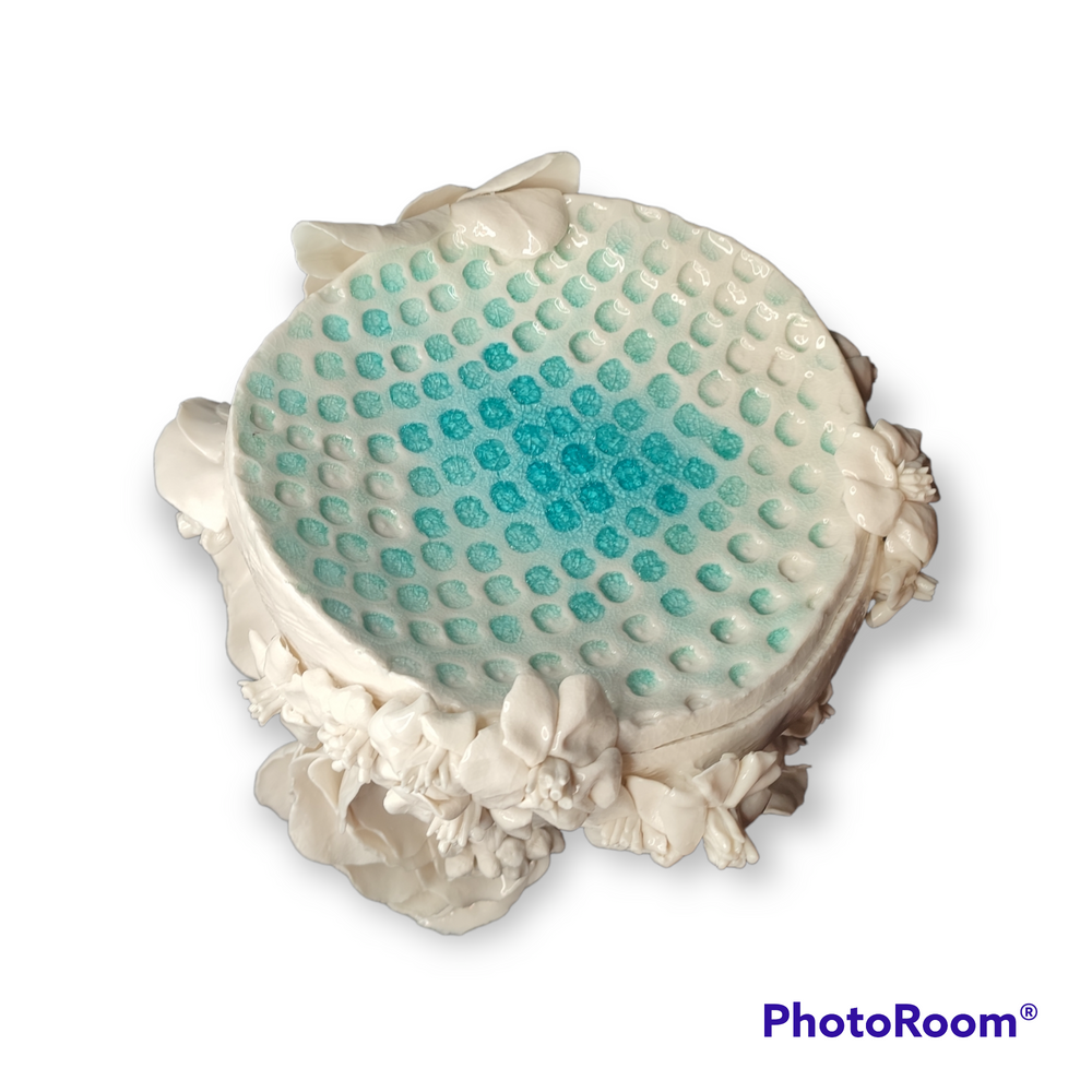 Ceramic - WHITE PORCELAIN SCULPTURE\" JUNGLE\ " - SOPHIE LULINE CÉRAMISTE