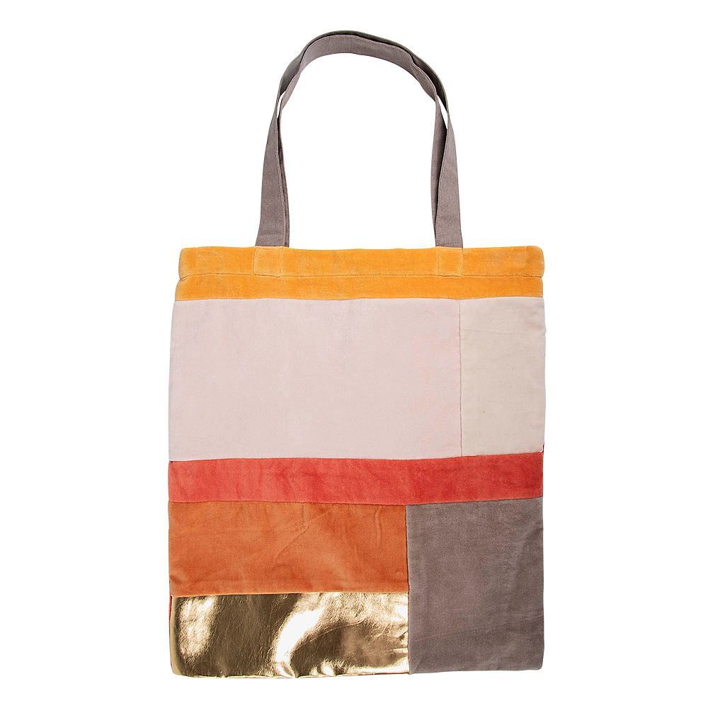 Bags and totes - shopper bag zip - velvet - ARTEBENE