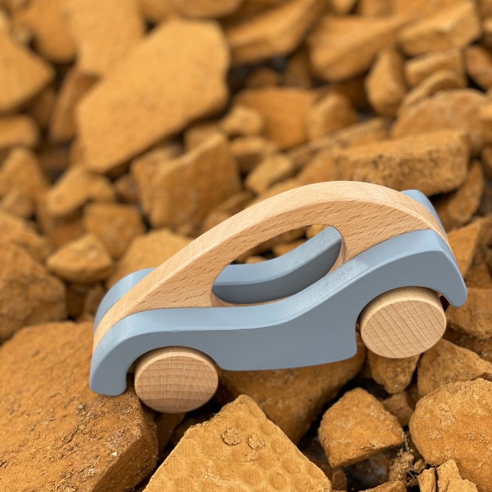 Jouets enfants - 511098 - VOITURE DE COURSE EN BOIS - EGMONT TOYS