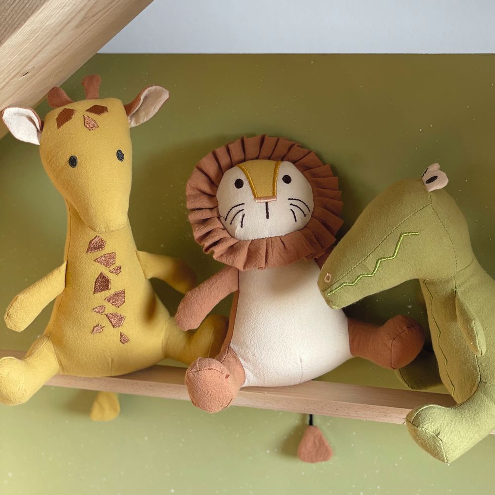 Jouets enfants - 130553 / 130556 - PELUCHES ANIMAUX AFRIQUE - EGMONT TOYS