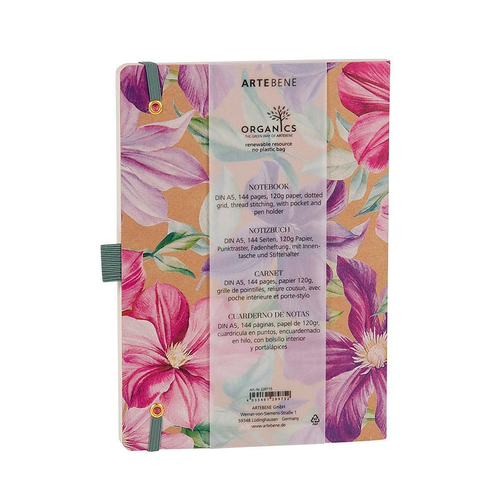 Stationery - notebook slim line A5 - ARTEBENE