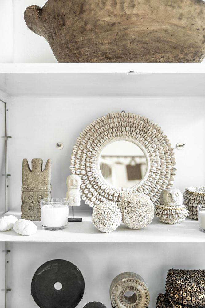 Mirrors - The Papua Mirror - Natural - M - BAZAR BIZAR LIVING