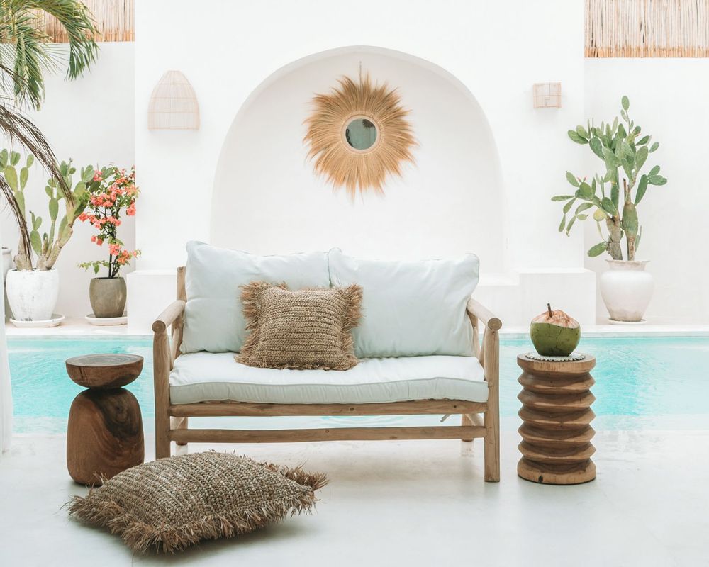 Miroirs - Le Miroir Simba - Naturel - L - BAZAR BIZAR LIVING