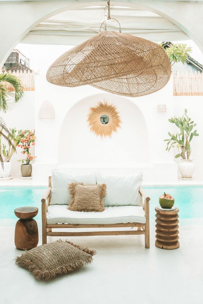 Miroirs - Le Miroir Simba - Naturel - L - BAZAR BIZAR LIVING