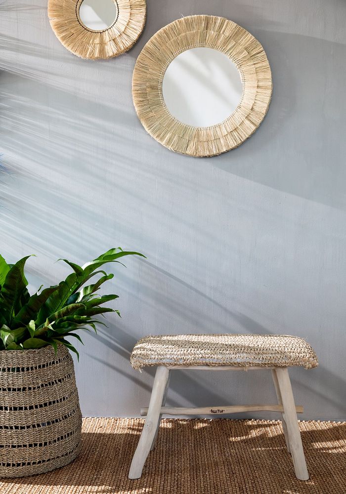 Miroirs - Le Miroir Sundara - Naturel - M - BAZAR BIZAR LIVING