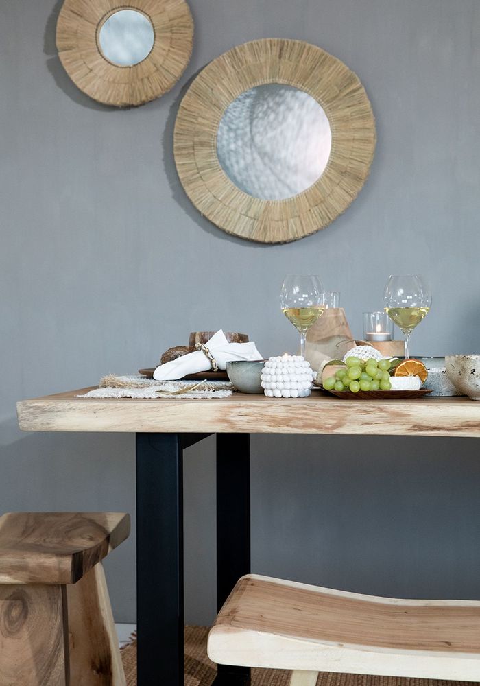 Miroirs - Le Miroir Sundara - Naturel - M - BAZAR BIZAR LIVING