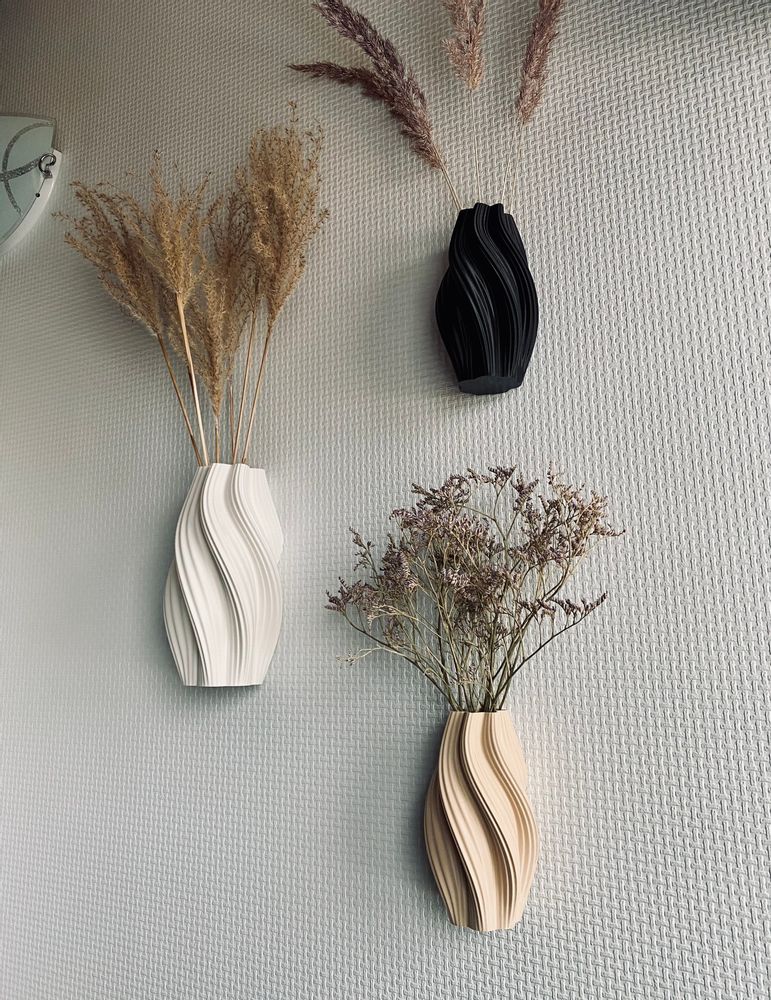 Aménagements pour bureau - Vase mural "Hot Ice Cream" (crème glacée chaude) - AURA 3D