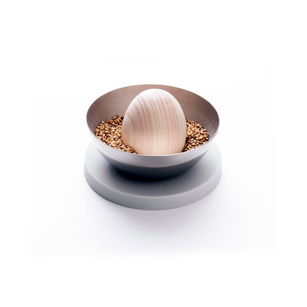 Kitchen utensils - Sulu stainless steel and wood mortar and pestle - eATOCO/YOSHIKAWA collection - ABINGPLUS