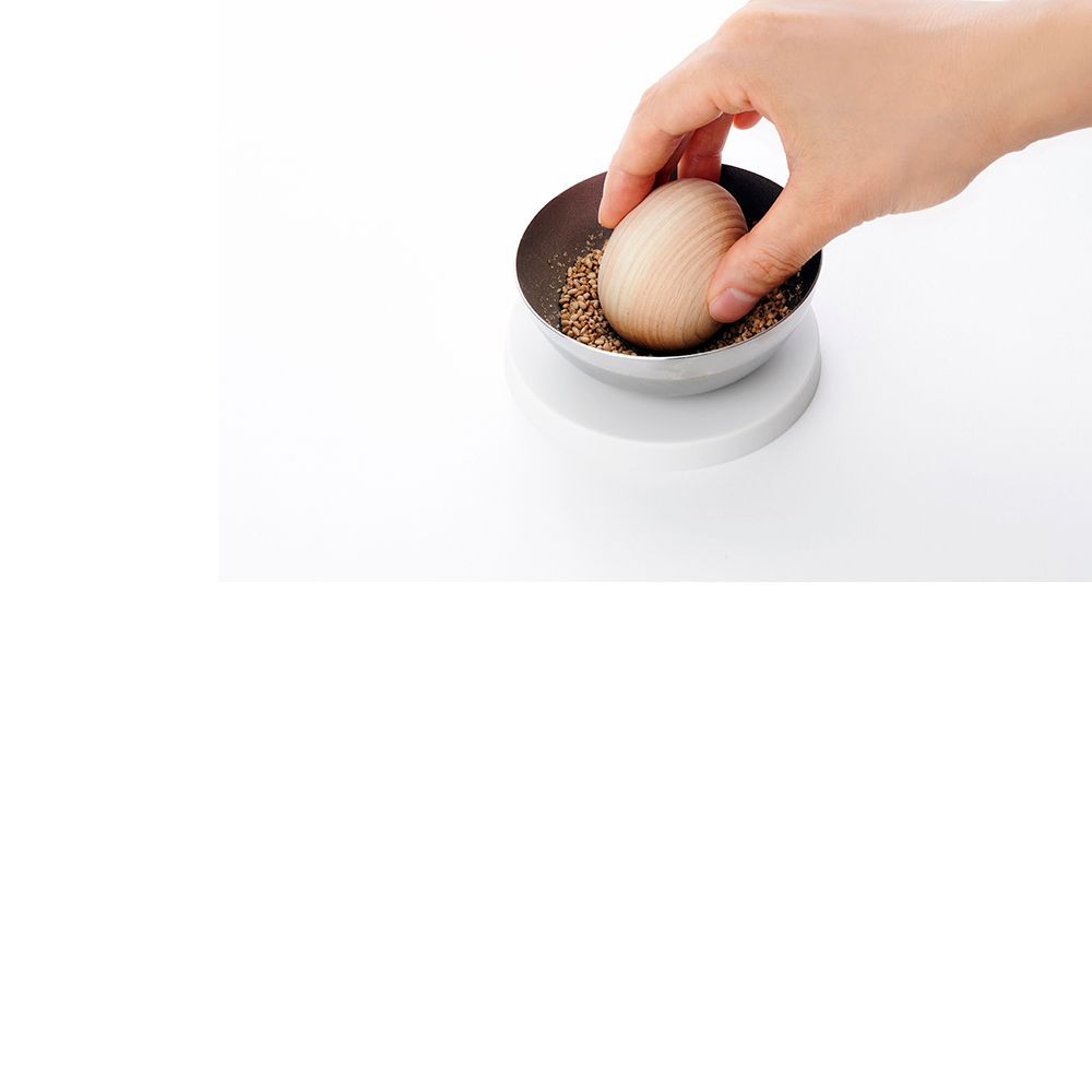 Kitchen utensils - Sulu stainless steel and wood mortar and pestle - eATOCO/YOSHIKAWA collection - ABINGPLUS