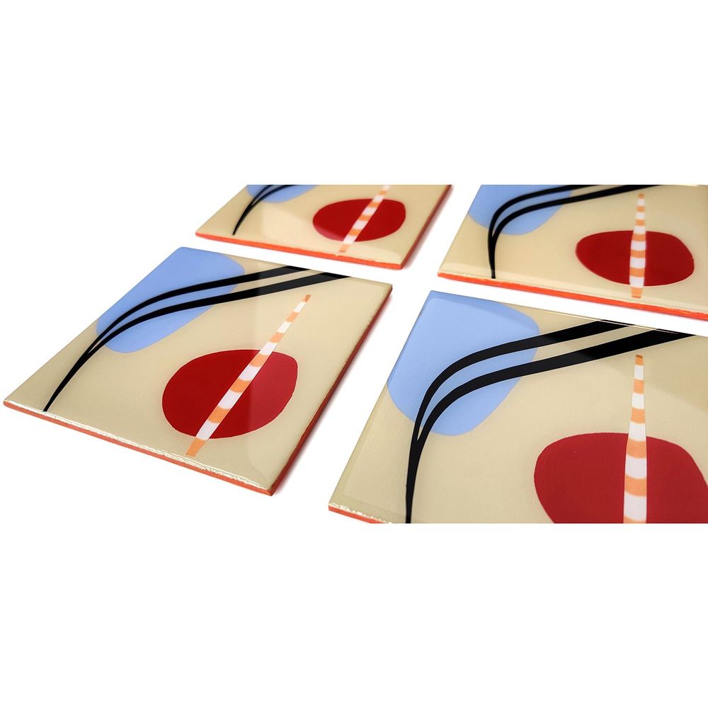 Cadeaux - SET DE DESSOUS DE VERRE — MONTI - 204 HAUS CRAFTERS