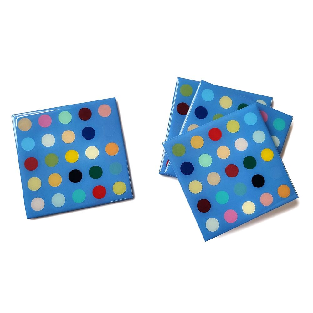 Cadeaux - SET DE DESSOUS DE VERRE — SÉRIE PALLADIUM - 204 HAUS CRAFTERS
