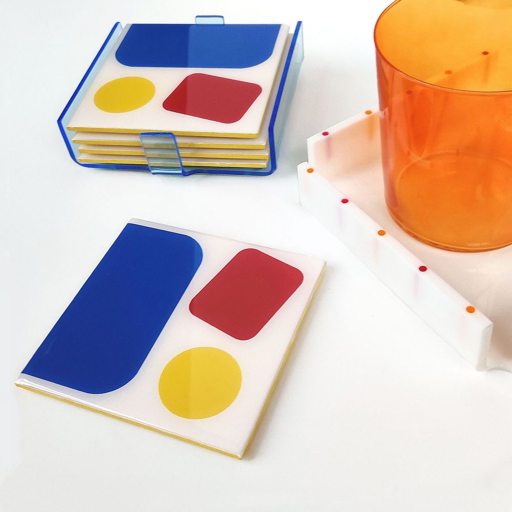 Accessoires pour le vin - SET DE DESSOUS DE VERRE — PIET - 204 HAUS CRAFTERS