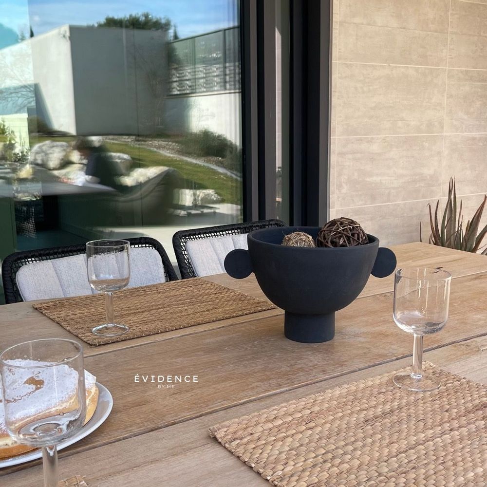 Objets de décoration - POTERIE / VASE / NOIR - ÉVIDENCE BY ME