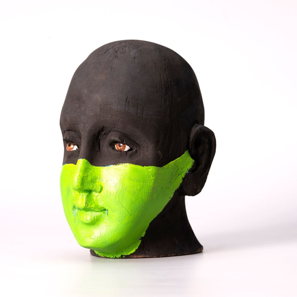 Sculptures, statuettes and miniatures - CHANALLI Santo Head Sculpture - DESIGN PHILIPPINES OBJECTS
