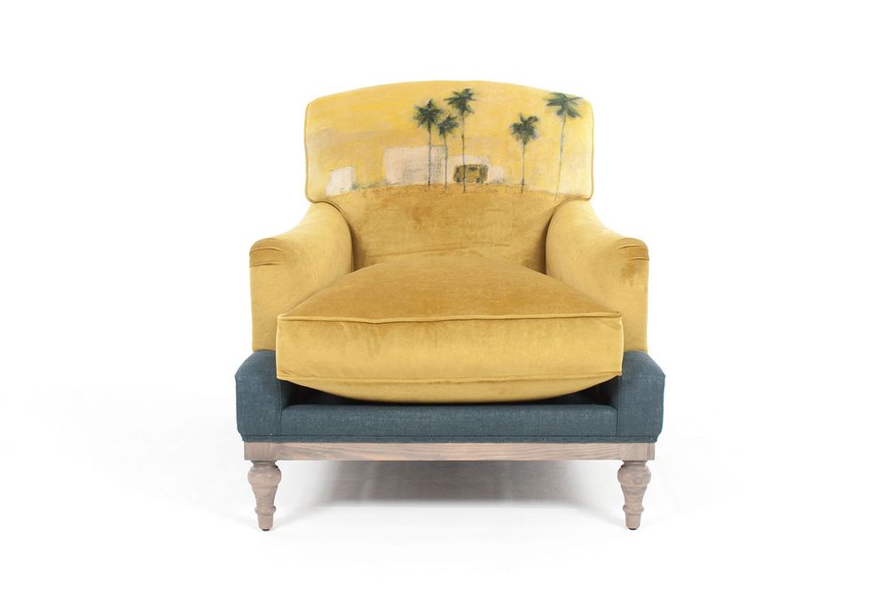 Fauteuils - Bourbon Essence Camion Verde Maison Lévy | Fauteuil - CREARTE COLLECTIONS