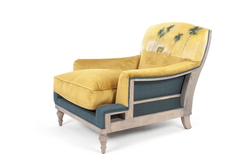 Fauteuils - Bourbon Essence Camion Verde Maison Lévy | Fauteuil - CREARTE COLLECTIONS