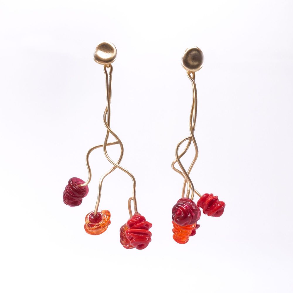 Cadeaux - Boucles d'oreilles verre Murano Collection Autres Mondes, Autres Bijoux - CHAMA NAVARRO