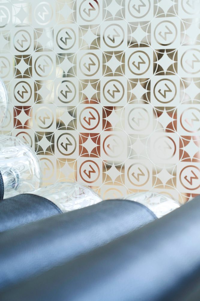 Sofas - MW05 Patterne Special Edition|Soshagro anthracite sofa with sandblasted glass walls & covers - MW Exclusive - KUUMO DESIGN