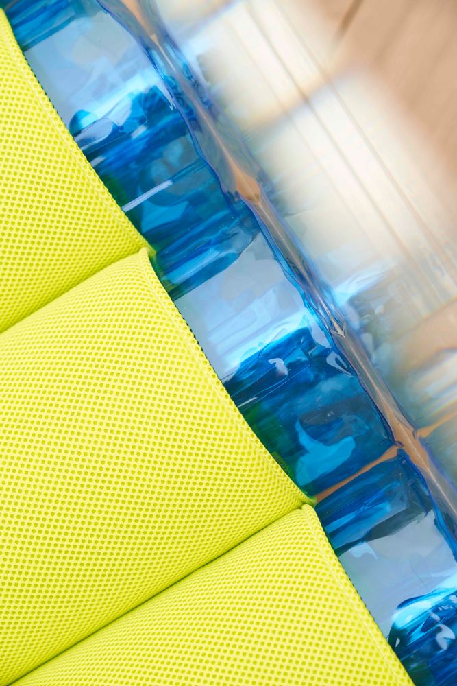 Sofas - MW05| Sofa with transparent PMMA walls & yellow Runner covers - MW Exclusive - MW DESIGNER FURNITURE