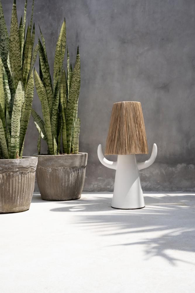 Desk lamps - The Billy Bob Table Lamp - White Natural - BAZAR BIZAR - DONT USE