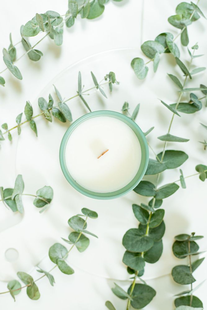 Objets de décoration - Bougie Parfumée cire 100% végétale mèche bois. - L'ATELIER DENIS