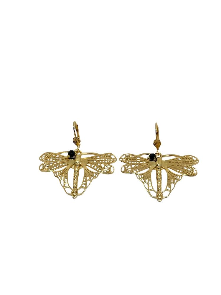 Bijoux - Boucles d'oreille Libellule - LOTTA DJOSSOU
