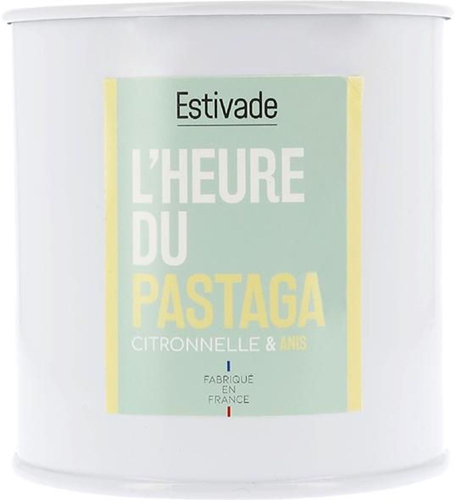 Accessoires de déco extérieure - ESTIVADE L’HEURE DU PASTAGA - Bougie LES CITRONNELLES DECALEES - - L'ATELIER DENIS