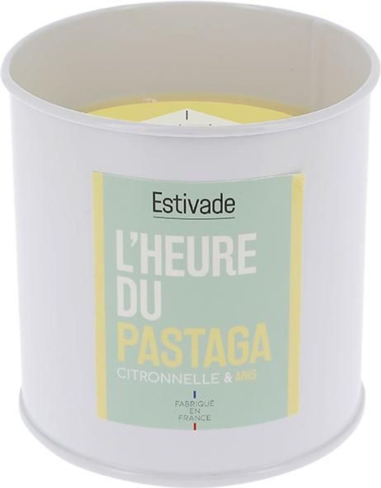 Accessoires de déco extérieure - ESTIVADE L’HEURE DU PASTAGA - Bougie LES CITRONNELLES DECALEES - - L'ATELIER DENIS