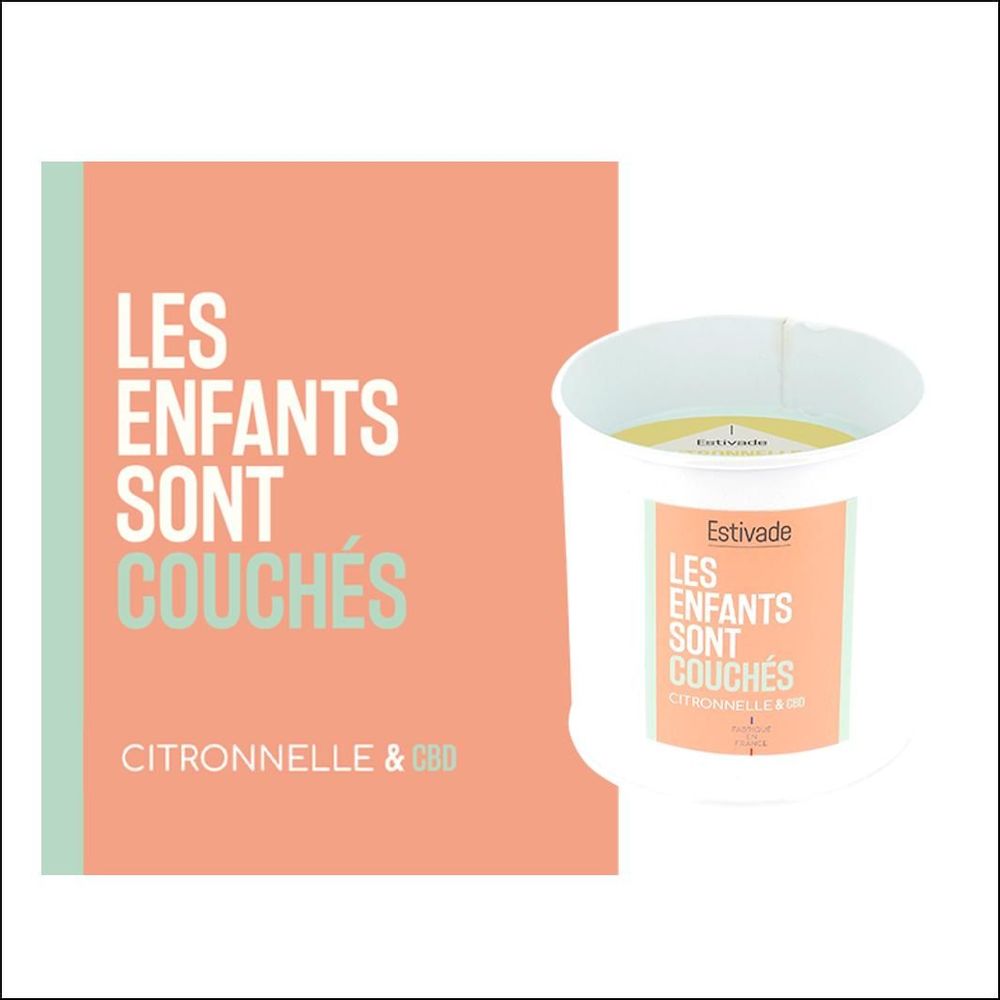 Outdoor decorative accessories - ESTIVADE - THE KIDS ARE DIAPER - THE OFF-SHELLED CITRONELLA CANDLE - L'ATELIER DENIS