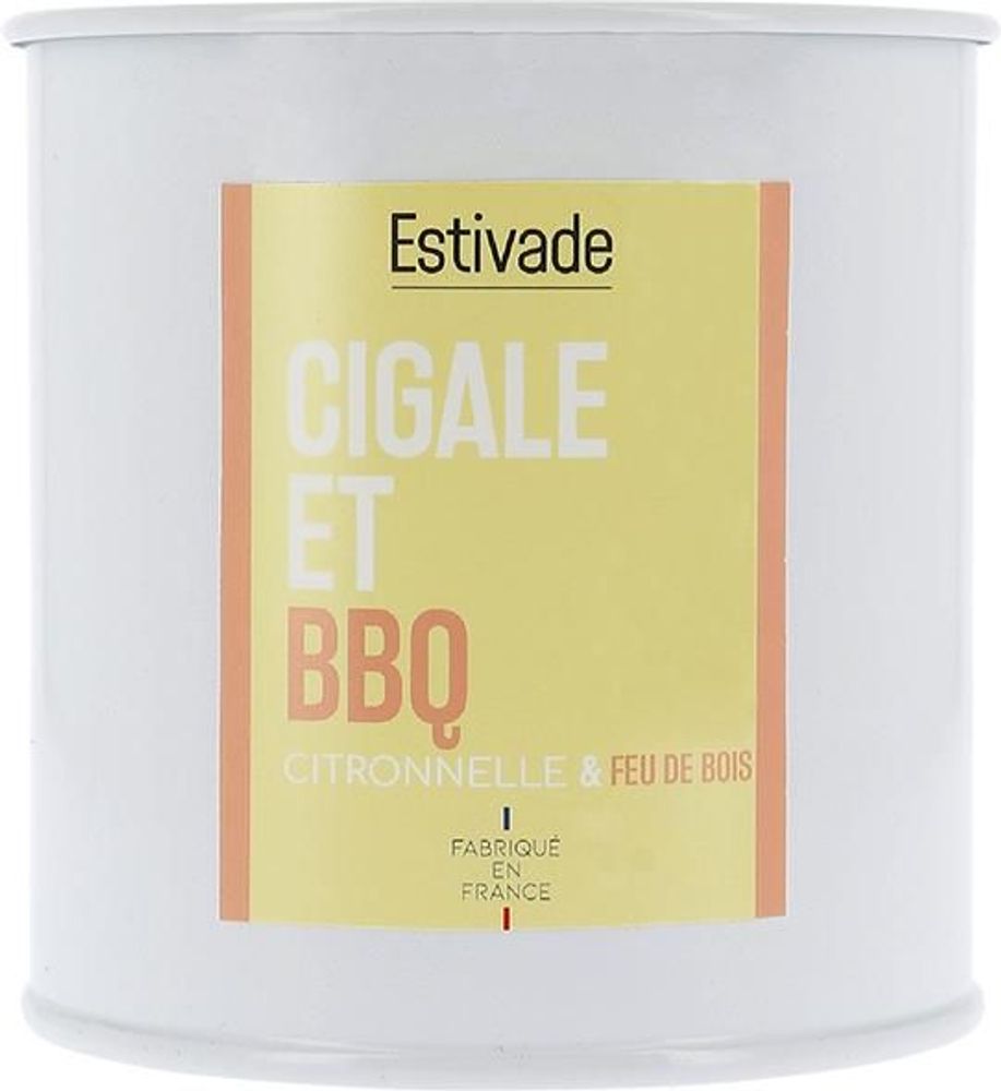 Accessoires de déco extérieure - ESTIVADE - CIGALES ET BBQ - Bougie LES CITRONNELLES DECALEES - L'ATELIER DENIS