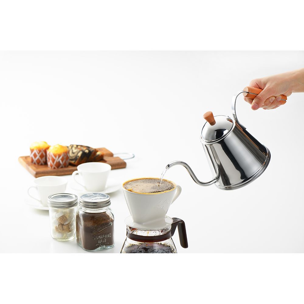 Tea and coffee accessories - Stainless steel gooseneck kettle for coffee or tea - Drip Kettle/ YOSHIKAWA collection - ABINGPLUS