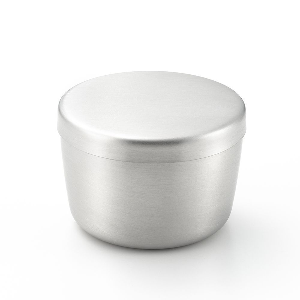 Ustensiles de cuisine - Boîte ronde en acier inoxydable - collection And / YOSHIKAWA - ABINGPLUS