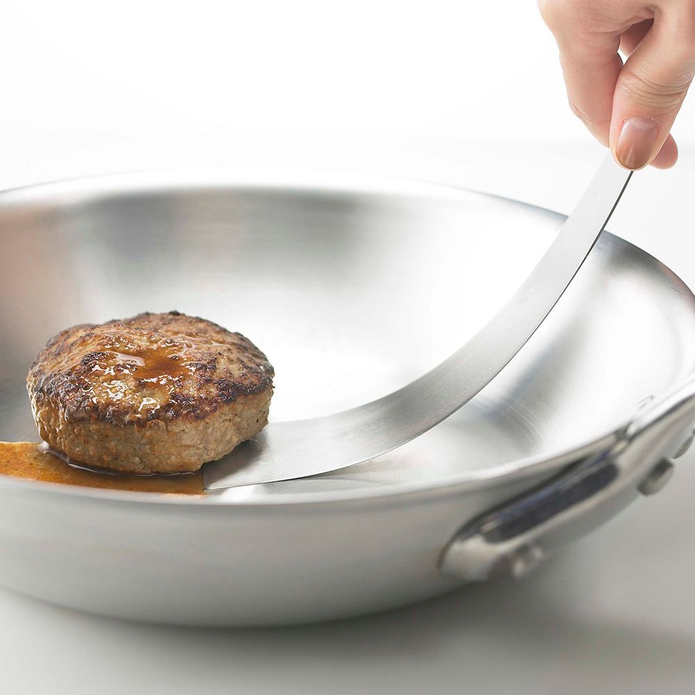Kitchen utensils - Tolu stainless steel flat spatula - eATOCO/YOSHIKAWA collection - ABINGPLUS